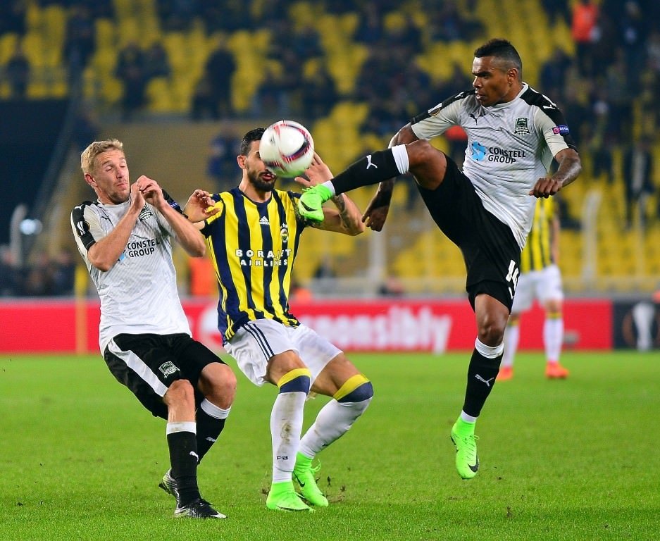 Fenerbahçe-Krasnodar karşılaşmasından kareler