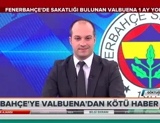 Fenerbahçe'de Valbuena 1 ay yok