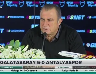 Fatih Terim: Galatasaray pes etmez