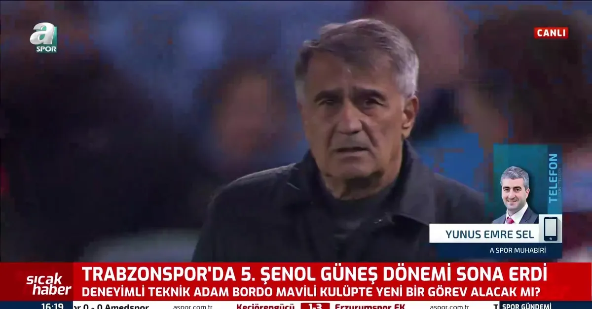 Fırtına'da Şenol Güneş dönemi sona erdi!