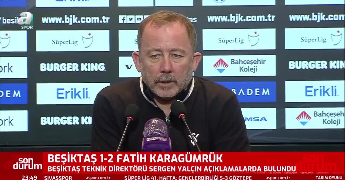 'Hesapta olmayan bir maç kaybettik'