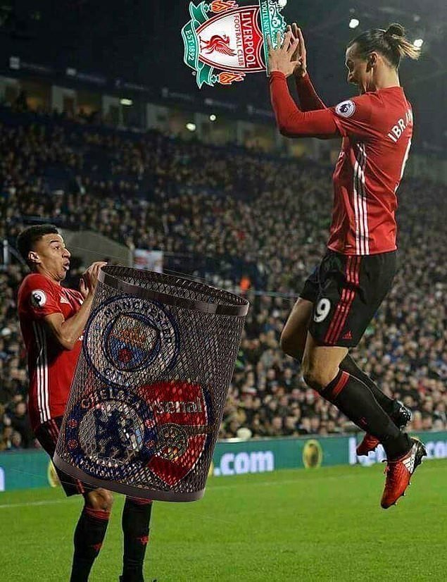 Ibrahimovic’in gol sevinci sosyal medyada olay oldu