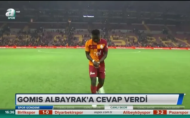 Bafetimbi Gomis'ten Albayrak'a sert yanıt