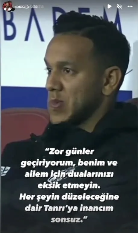 Sivasspor Beşiktaş maçı sonrası Josef'ten duygusal paylaşım! - 1