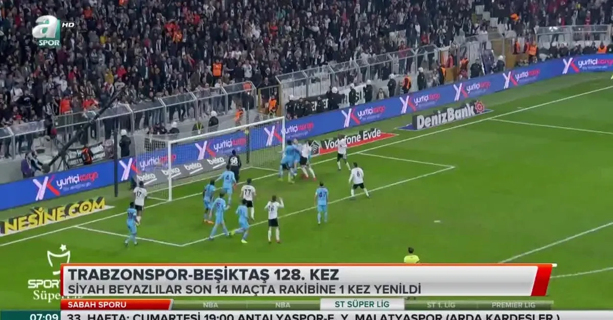 Trabzonspor ile Beşiktaş 128. kez