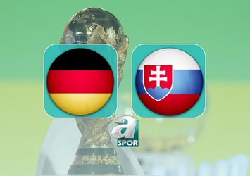 Almanya-Slovakya maçı bilgileri!