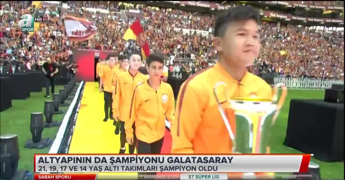 Altyapının da şampiyonu Galatasaray