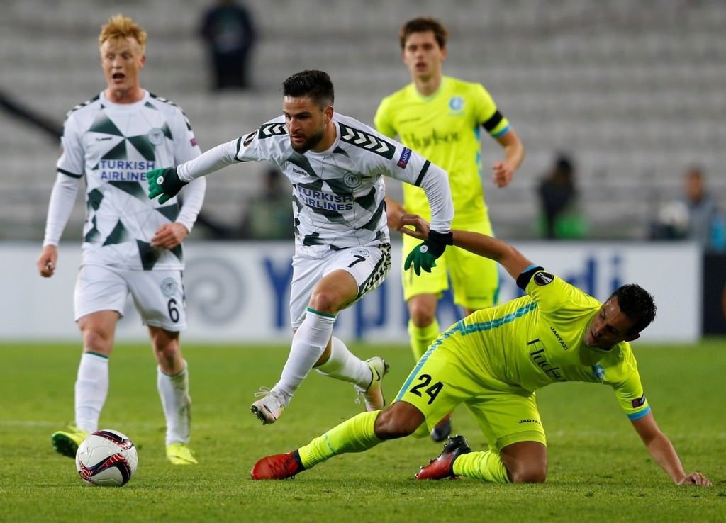 Konyaspor - Gent maçından kareler