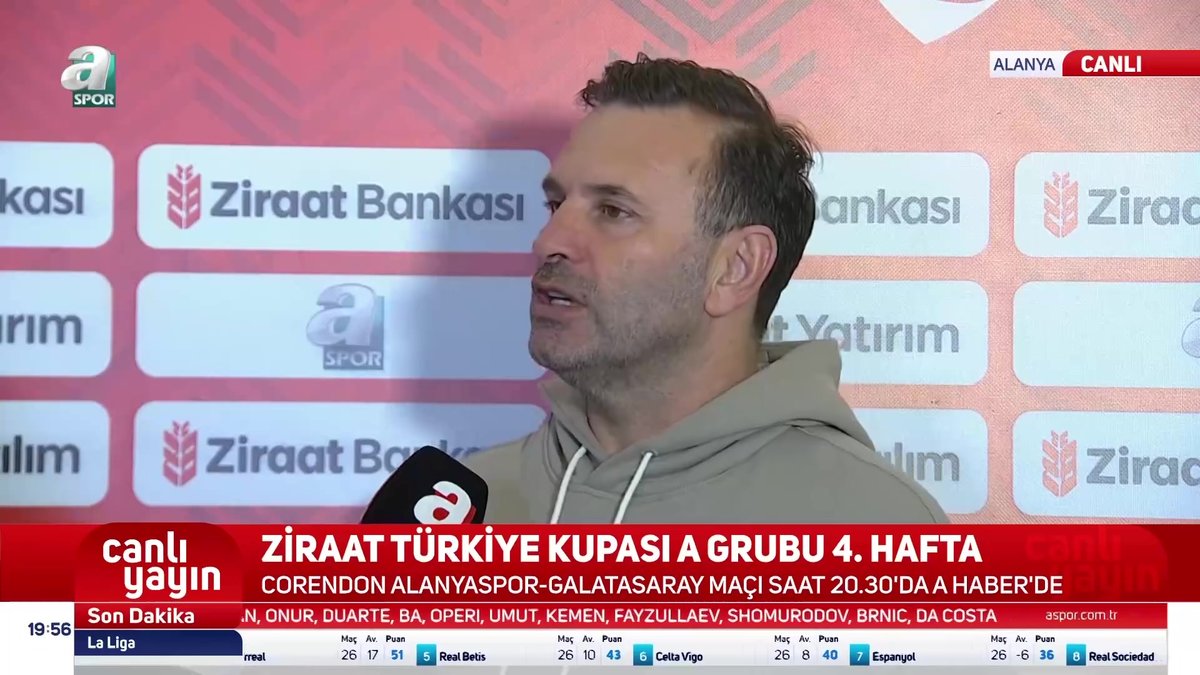 03 Mart 2026 - Okan Buruk'tan rotasyon açıklaması! - Aspor  Ziraat Türkiye Kupası