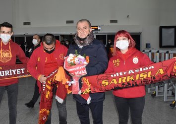Galatasaray kafilesi Sivas'a geldi!