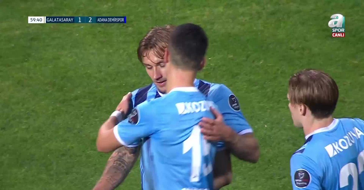 GOL | Galatasaray 1-2 Adana Demirspor