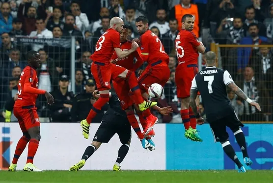 Beşiktaş - O.Lyon maçından kareler