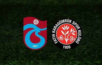 Trabzonspor - Fatih Karagümrük maçı ne zaman, saat kaçta ve hangi kanalda?