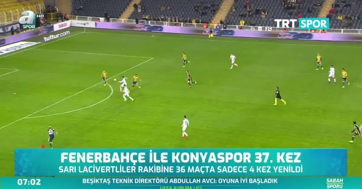 Fenerbahçe ile Konyaspor 37. kez