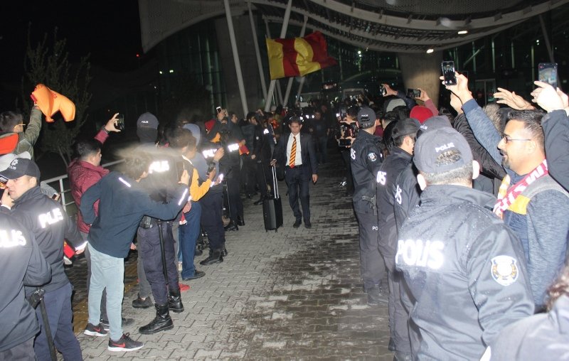 Galatasaray’a Hatay’da coşkulu karşılama
