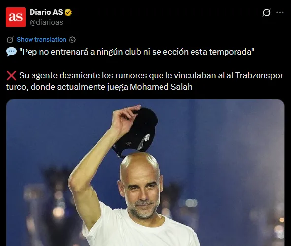 Trabzonspor’da Pep Guardiola gerçeği ortaya çıktı! Menajerinden net yanıt - 1