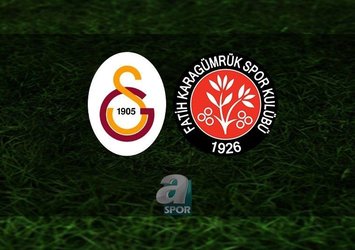 Galatasaray - Karagümrük | CANLI