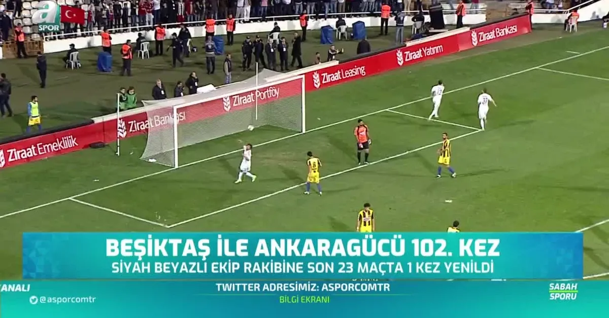 Beşiktaş ile Ankaragücü 102. kez