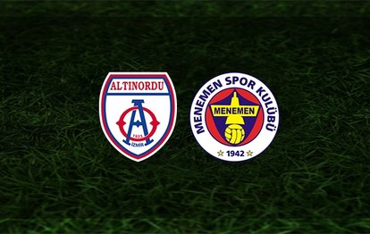 Altıonordu - Menemenspor maçı ne zaman, saat kaçta ve hangi kanalda? | TFF 1. Lig