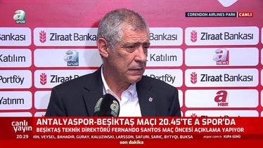 Beşiktaş Teknik Direktörü Fernando Santos: Svensson'un sakatlığı...