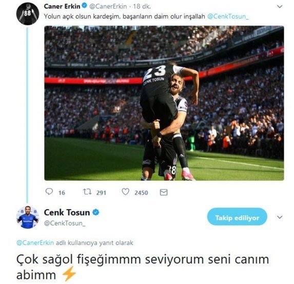 Cenk Tosun paylaşımları
