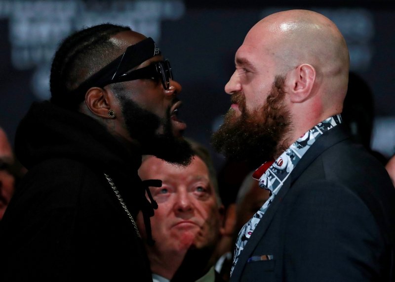 Fury ve Wilder arasında gergin anlar!