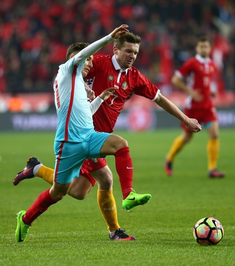 Türkiye - Moldova maçından kareler