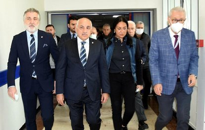 TFF Başkanı Büyükekşi’den Mehmet Çakır’a ziyaret