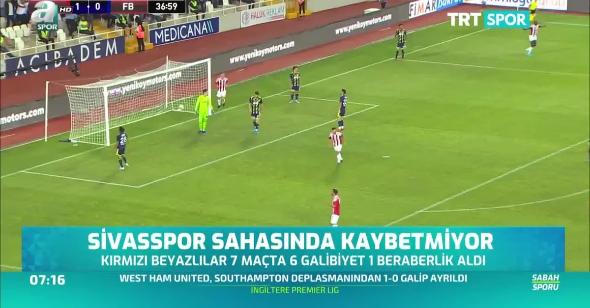 Sivasspor ile Fenerbahçe 27. randevuda