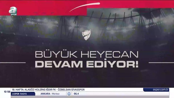 Ziraat Türkiye Kupası heyecanı A Spor'da devam ediyor! İşte haftanın maçları