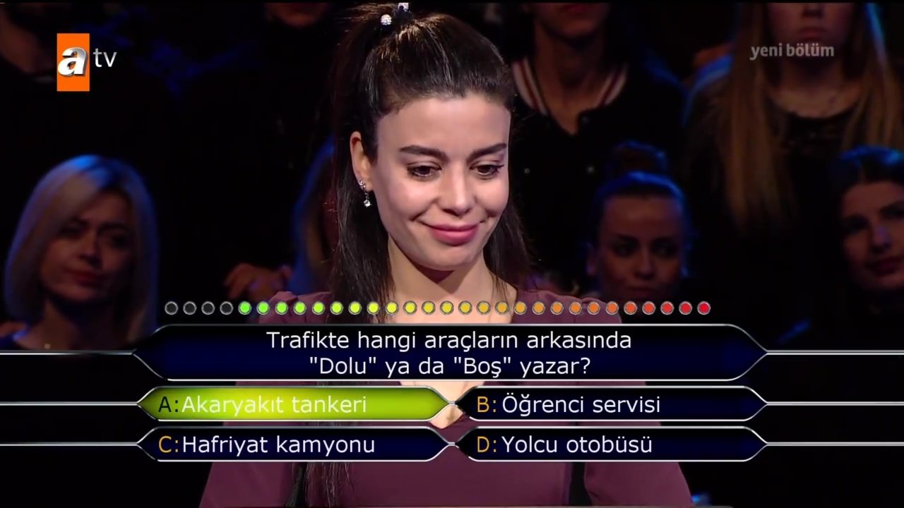 Kim Milyoner Olmak İster 797. bölüm soru ve cevapları! Geceye damga vuran soru