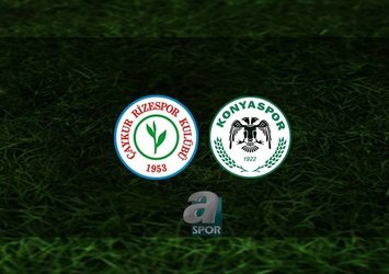 Rizespor - Konyaspor | CANLI