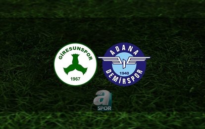 Giresunspor - Adana Demirspor CANLI İZLE Giresunspor - Adana Demirspor canlı anlatım