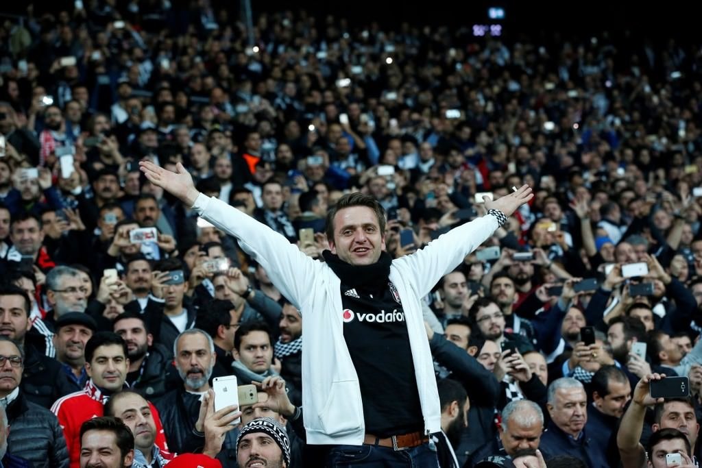 Beşiktaş-Benfica mücadelesinden kareler