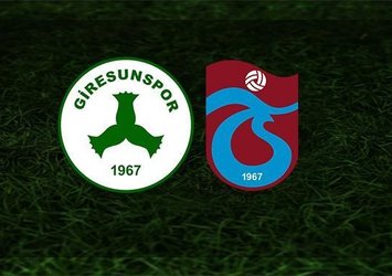 Giresunspor - Trabzonspor maçı saat kaçta ve hangi kanalda?