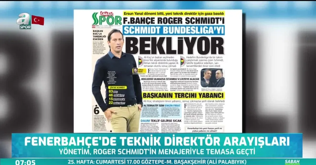 Fenerbahçe'de teknik direktör arayışları