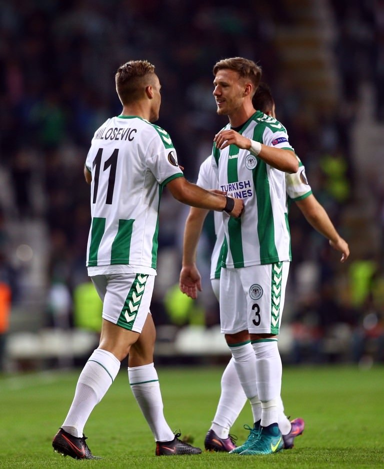 Atiker Konyaspor - Braga maçından kareler