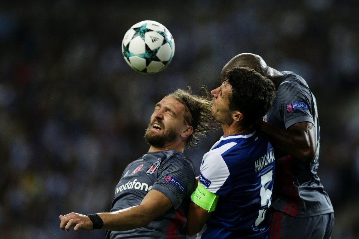 Porto-Beşiktaş karşılaşmasından kareler