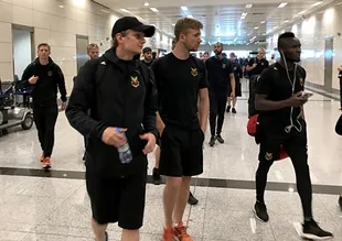 Galatasaray'ın rakibi Östersunds, İstanbul'a geldi