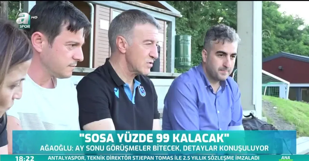 Ahmet Ağaoğlu: Jose Sosa yüzde 99 kalacak