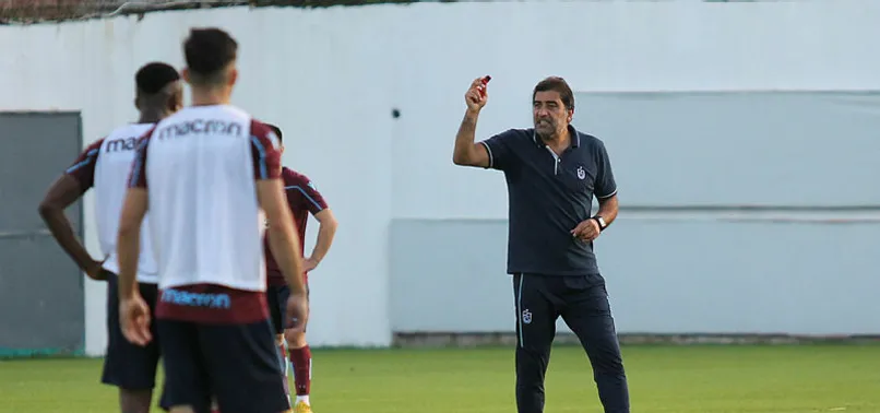 Trabzonspor'da şut ve taktik çalışması