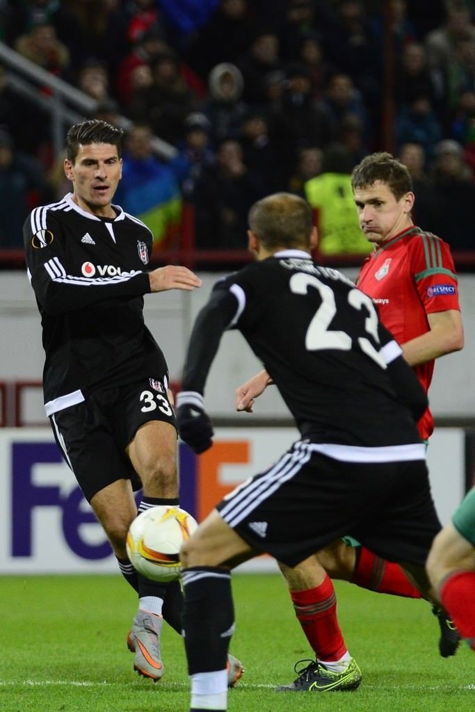 Lokomotiv Moskova - Beşiktaş maçından kareler