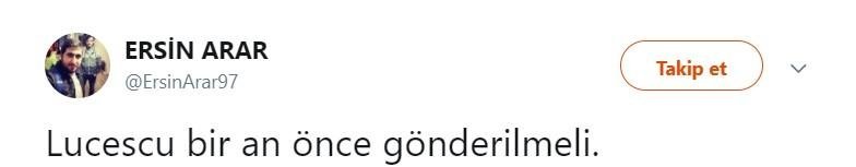 Lucescu’ya büyük tepki