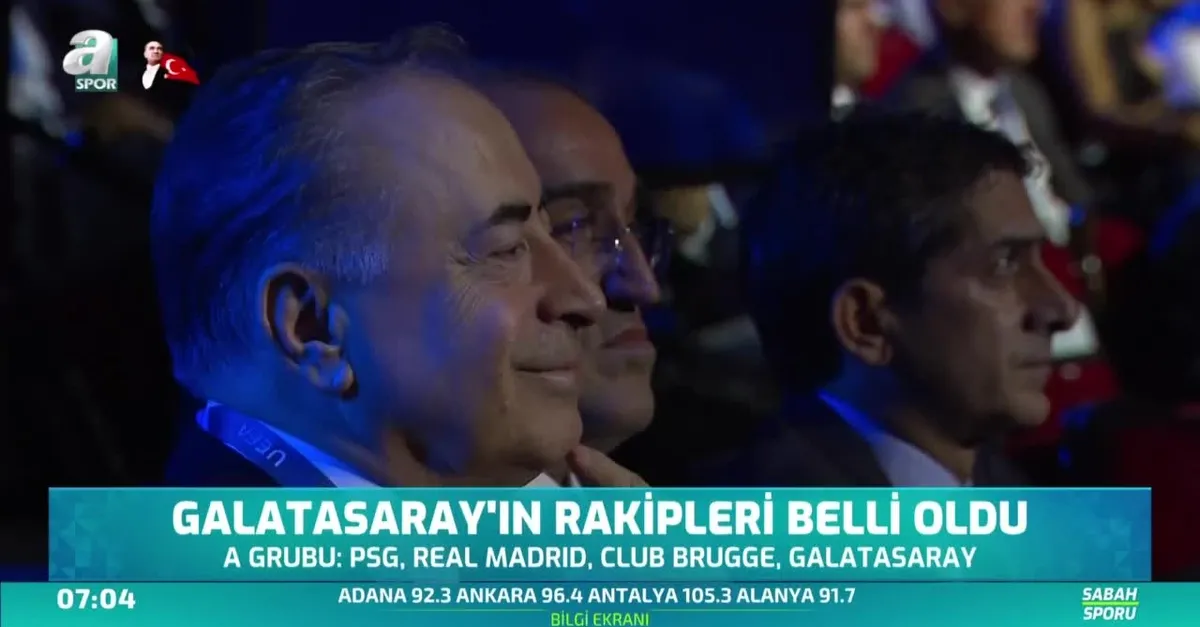 Galatasaray'ın rakipleri belli oldu