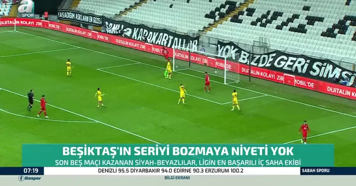 Beşiktaş'ın seriyi bozmaya niyeti yok