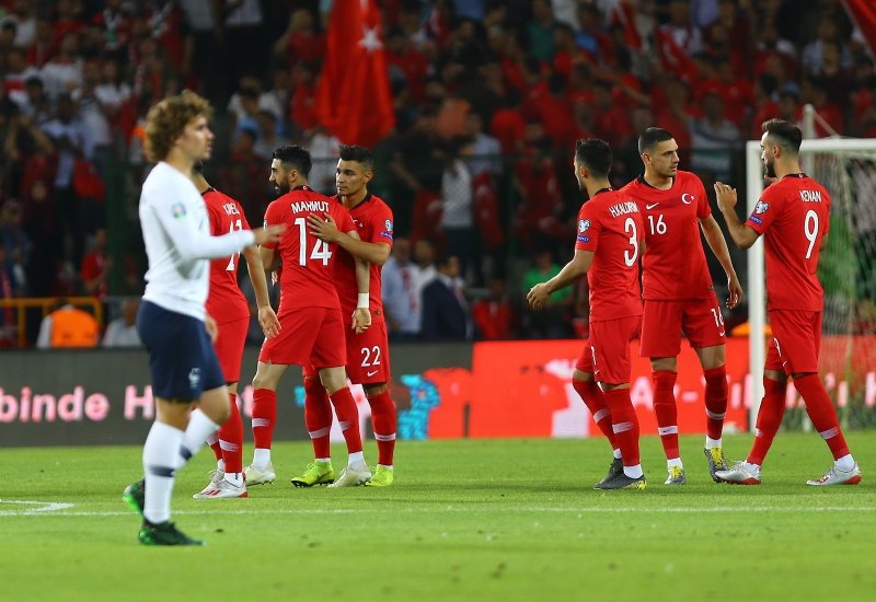 Türkiye - Fransa maçından kareler...