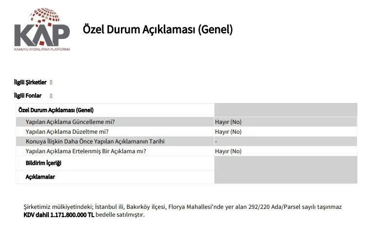 Satış resmen gerçekleşti! Galatasaray'dan Florya'ya dev proje - 1
