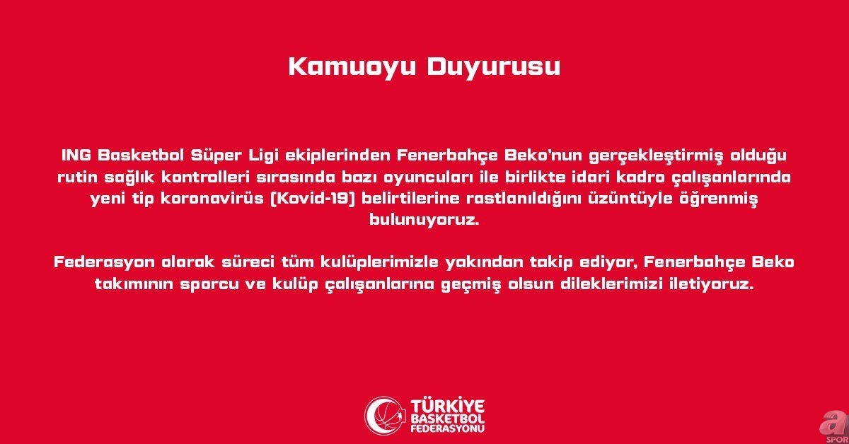 Fenerbahçe’ye destek yağdı! Koronavirüs açıklaması ardından...