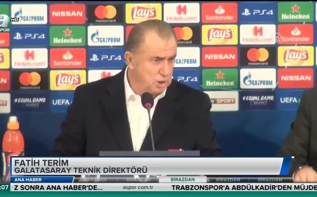 Fatih Terim'den itiraf!
