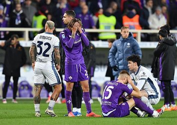 Fiorentina - Inter maçında yürekler ağza geldi!